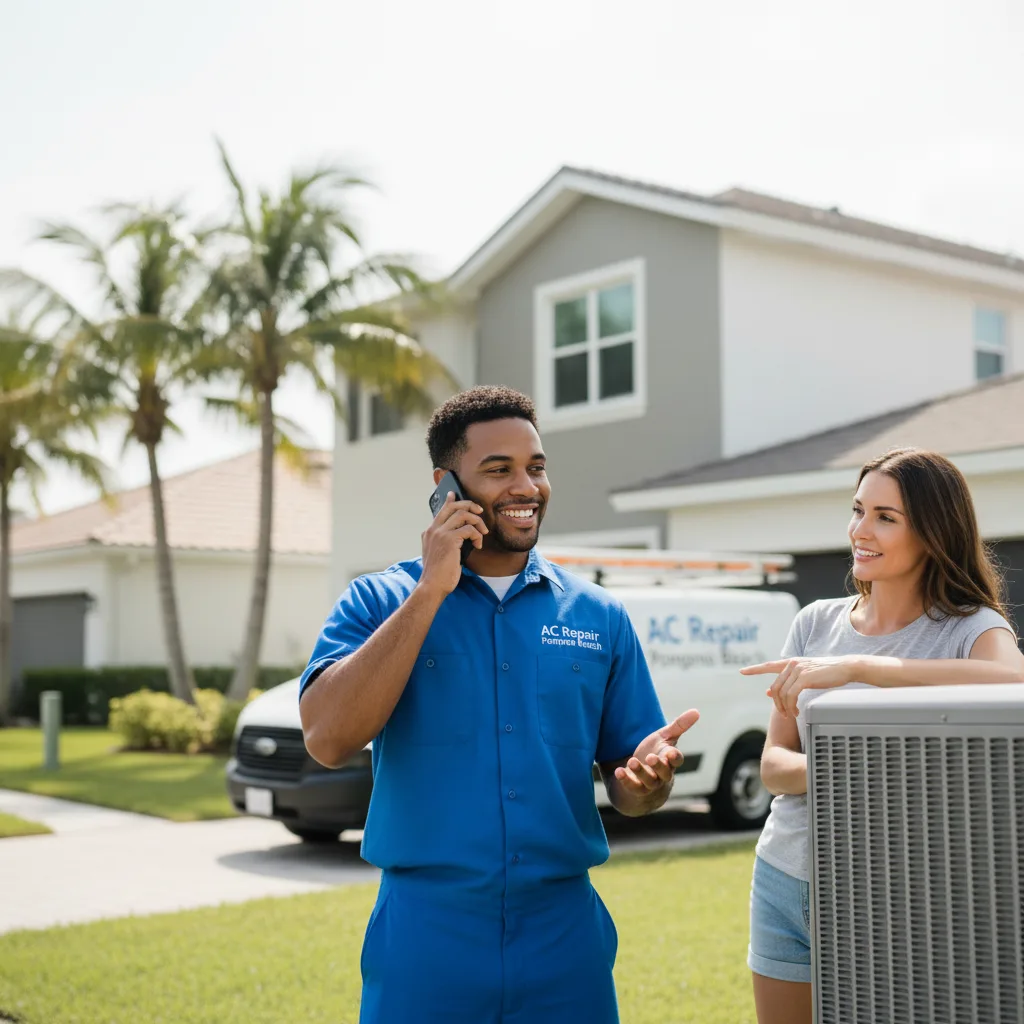 AC Repair Pompano Beach customer support in Presidio
